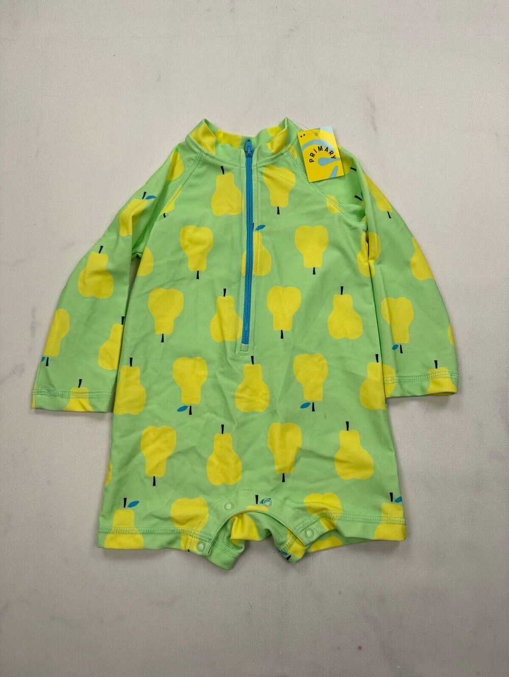 Primary One-Piece Pastel Green 2010s Printed - Girls 6-12 Mo